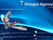 Tablet Screenshot of octagonagency.com